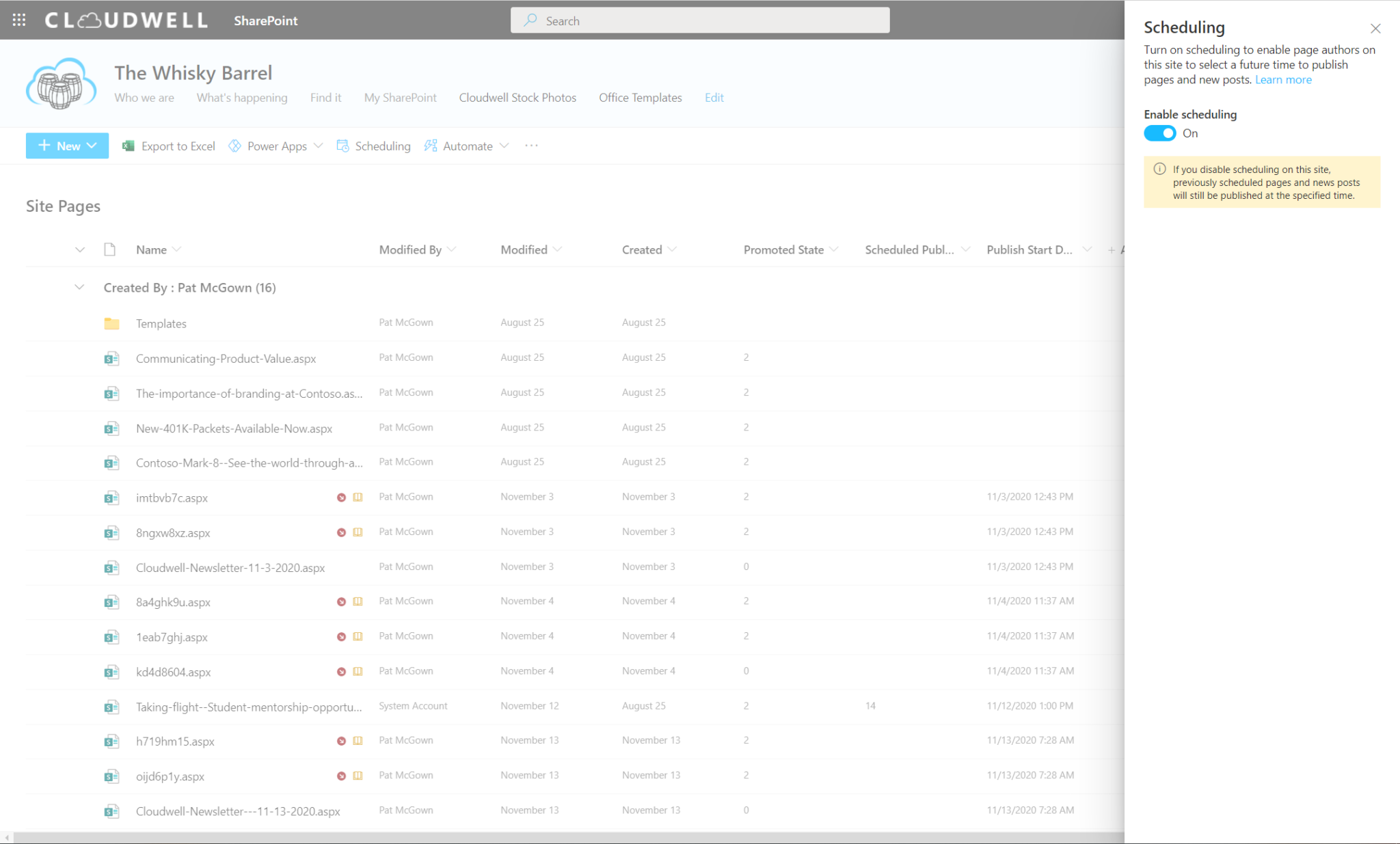SharePoint Scheduling, Now Available... Cloudwell